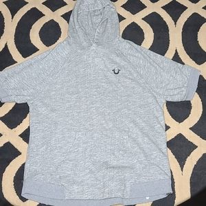 TRUE RELIGION...short sleeve hooded sweater !